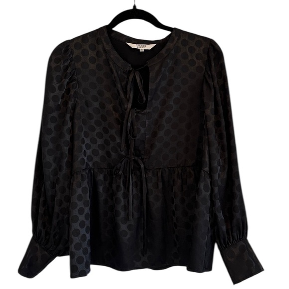 CROSBY by Mollie Burch Tops - Crosby by Millie Burch Polka Dot Blouse Size M